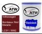 Preview: Volkswagen, Bordeaux Red Metallic, LC3Y / 9082: 500ml Lackdose, von ATW Autoteile West.
